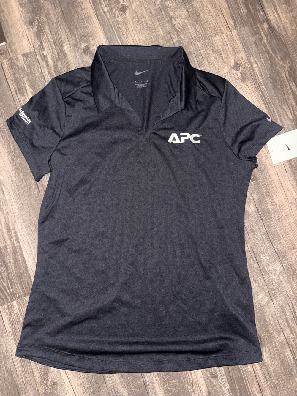 Nike Women’s Black Short-Sleeve Performance Polo NWT Medium